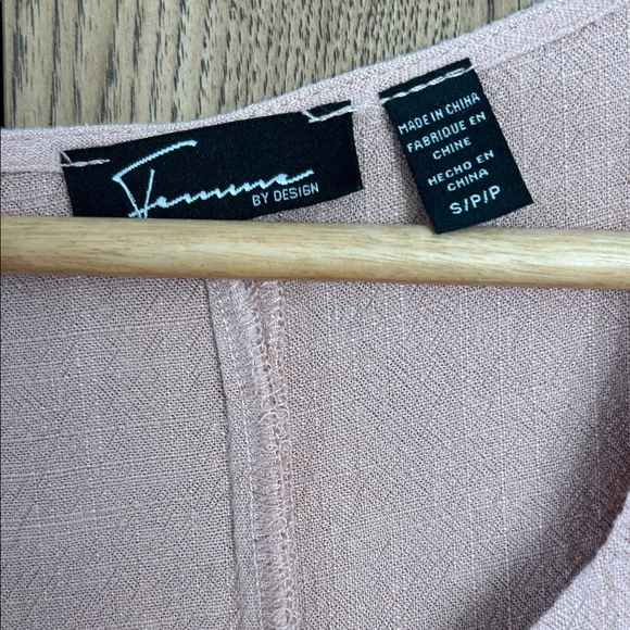 Pink Button-Down Mini Dress - Picture 3 of 5